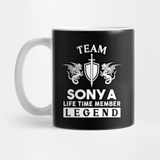 Sonya Name T Shirt - Sonya Life Time Member Legend Gift Item Tee Mug